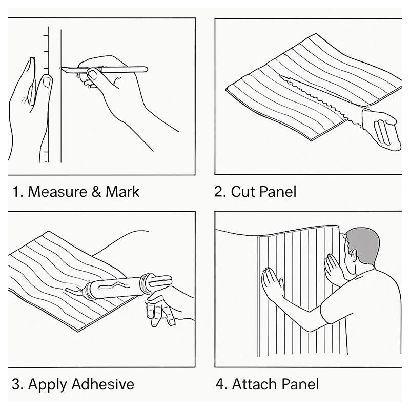 Painel A Parede Curva