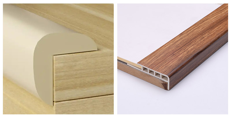 Diferen&ccedil;a entre Bullnose e Stair Nose