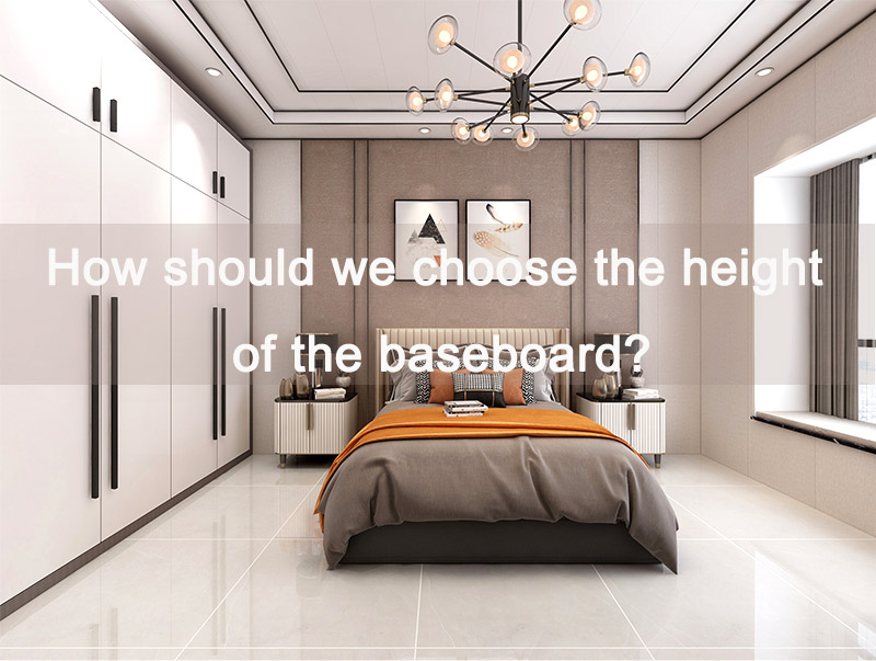 Como devemos escolher a altura do rodapé?