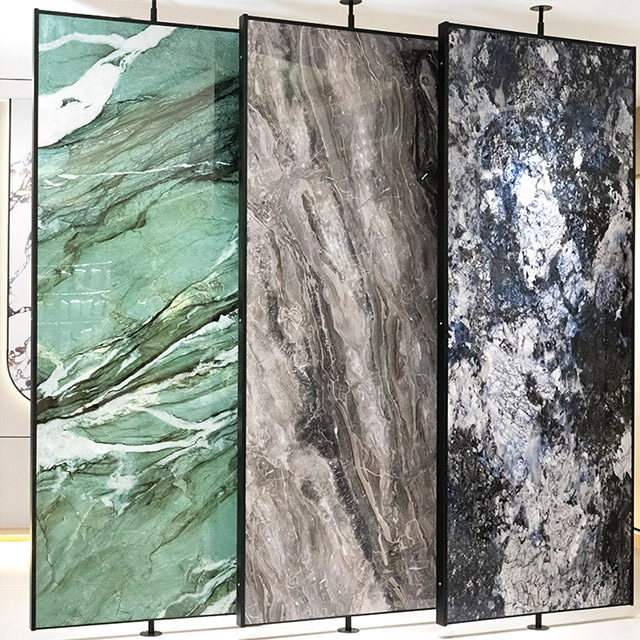 Painel interior de cristal de carbono
