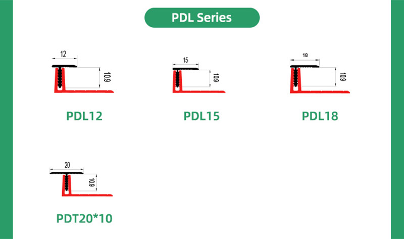 Moldagem em T de alum&iacute;nio com acabamento deslizante da caixa
