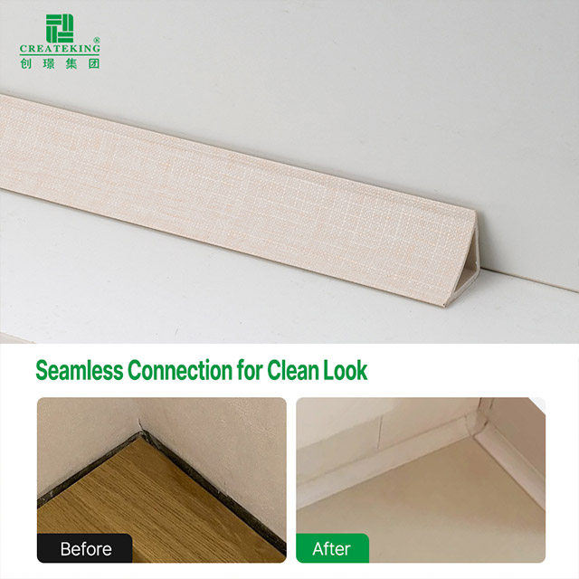 guarnições de borda de canto interno de PVC de 20 * 20 mm