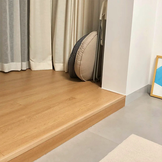 Guarnições de borda de piso SPC em forma de L