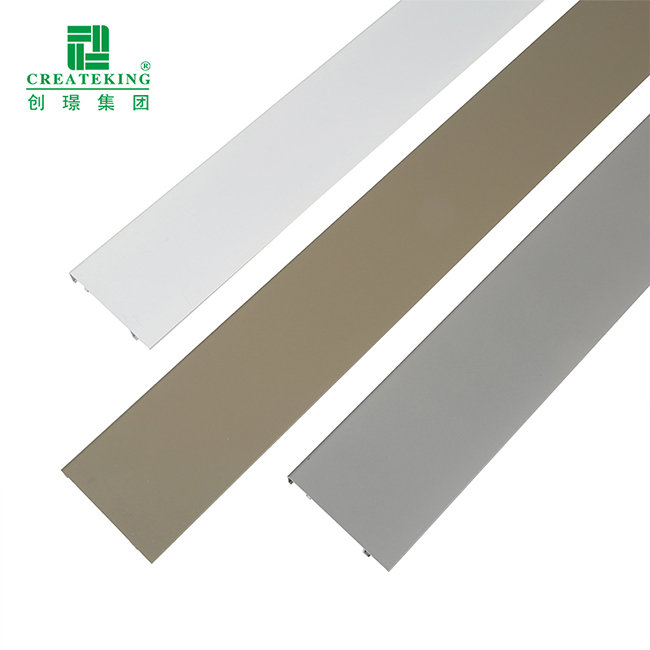 Fabricante da China Perfil de rodapé de alumínio de fácil manutenção OEM