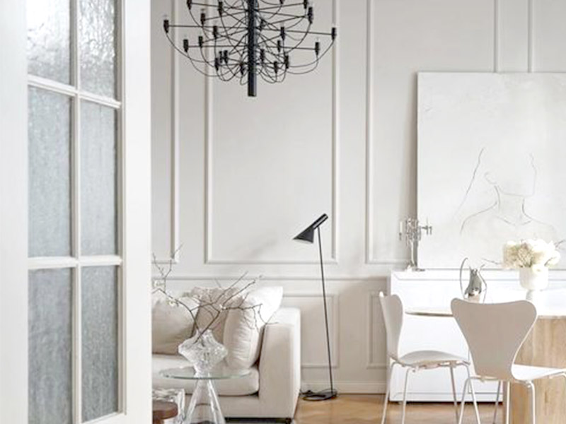 Como é chamado o acabamento nas paredes?