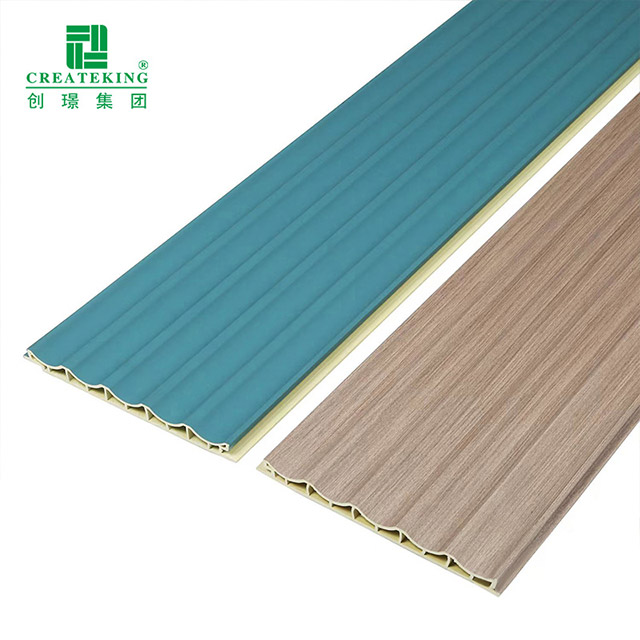 Painel de parede interno do PVC da onda do arco de 150*12mm