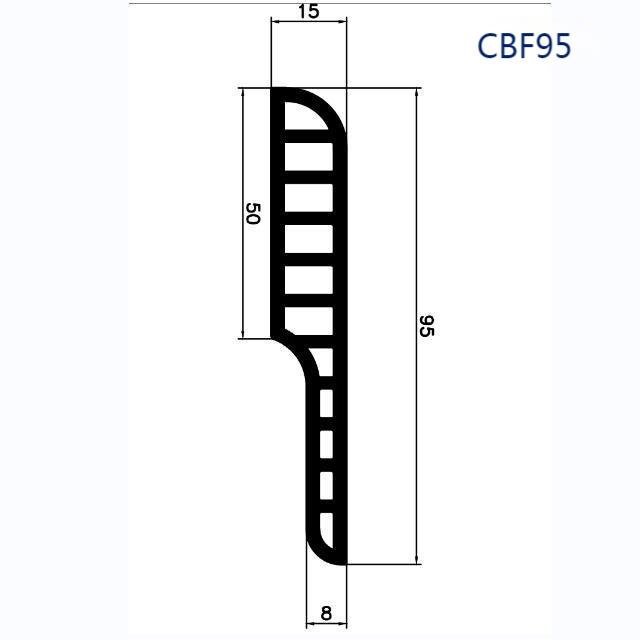 linha de rodapé CBF95