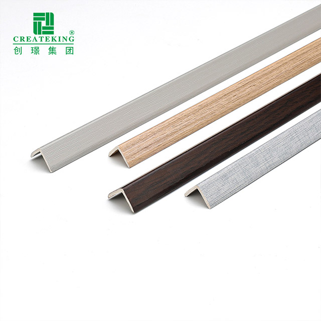 Tiras de borda de piso de PVC em forma de L de 13 * 13 mm