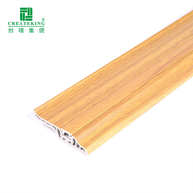 78*17mm PVC Lambs Língua Escondida Prego Rodapé
