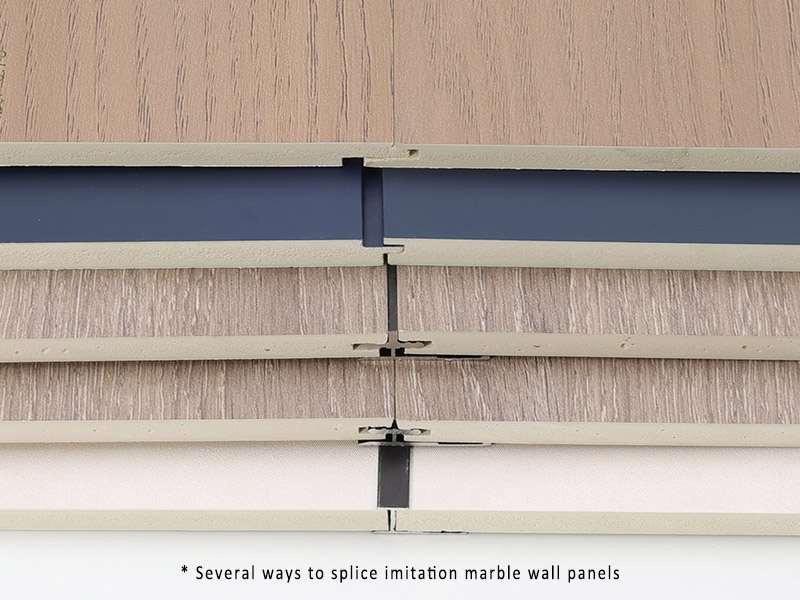 Pain&eacute;is de parede de imita&ccedil;&atilde;o de m&aacute;rmore