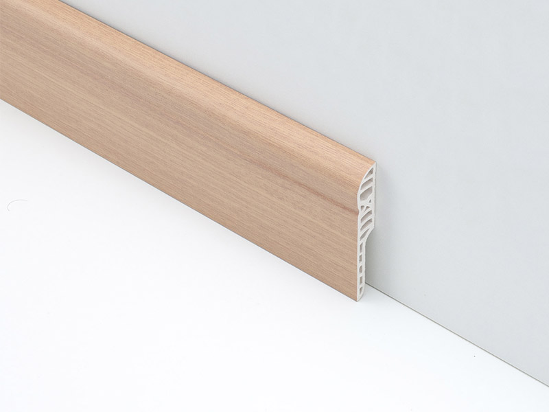 rodap&eacute; de l&aacute;pis de PVC de 90*17mm