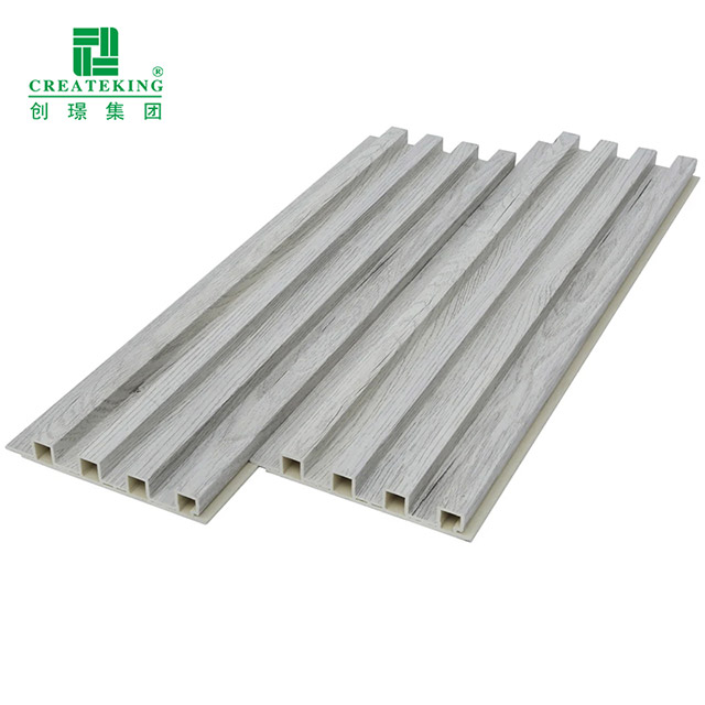 Painel de parede WPC durável integrado, preço de fábrica, material de decoração à prova de fogo para decoração de casa