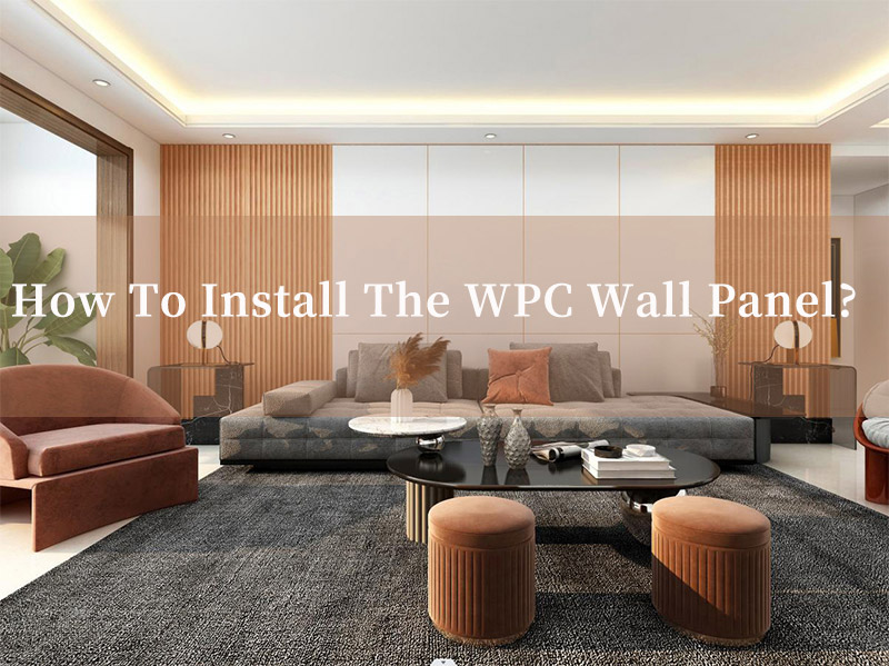 Como instalar o painel de parede WPC?