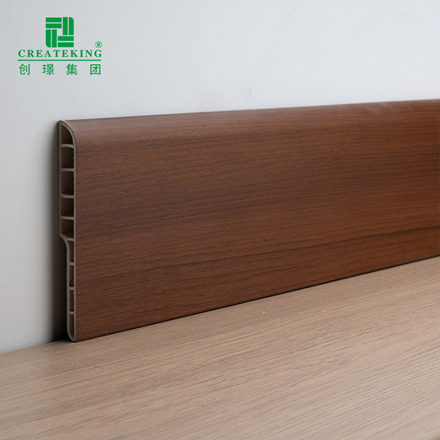 rodapé de lápis de PVC de 100 * 12 mm