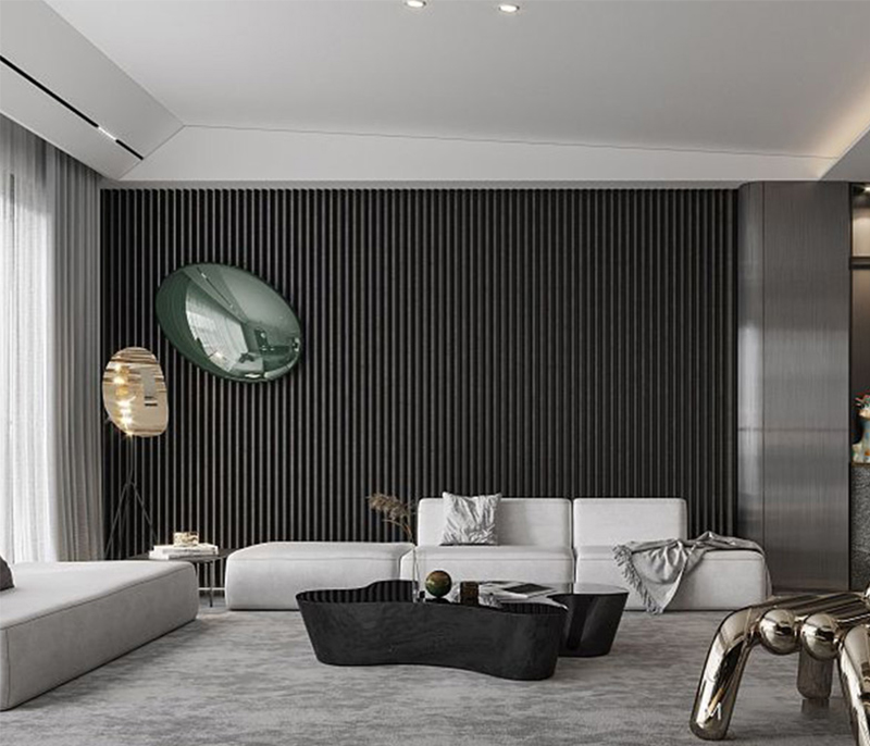 Painel de parede WPC moderno