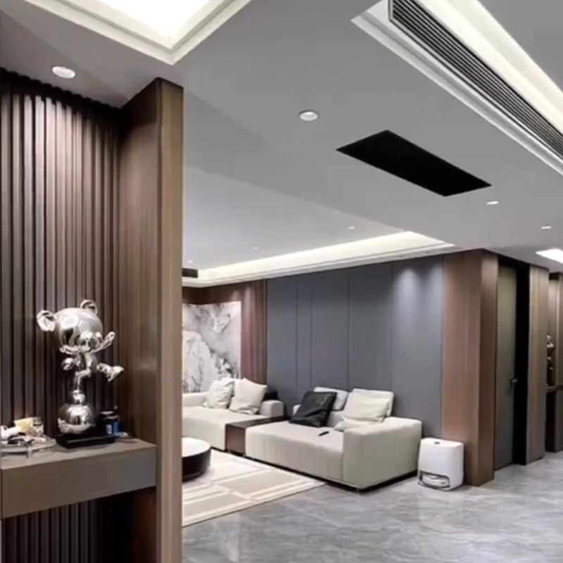 Os painéis de parede integrados em fibra de bambu são ecologicamente corretos