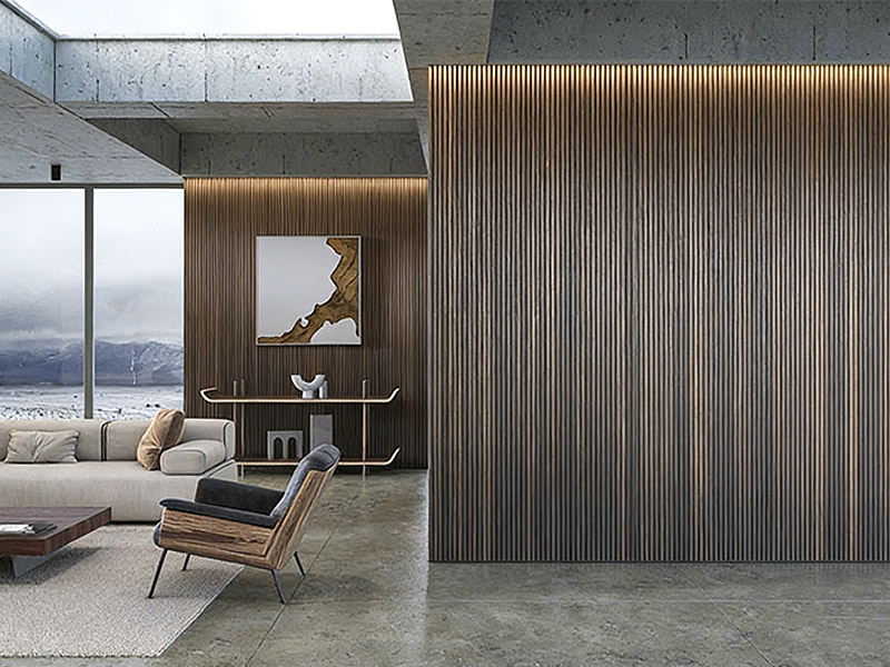 De que material é feito um painel canelado?