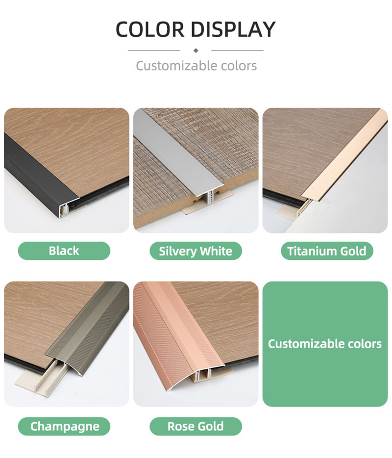 Moldagem em T de alum&iacute;nio com acabamento deslizante da caixa