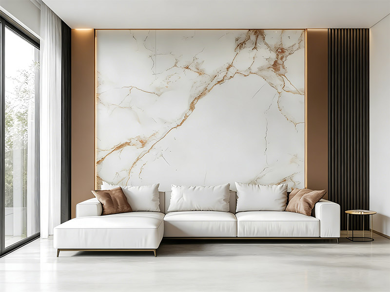 pain&eacute;is de parede de cristal de carbono