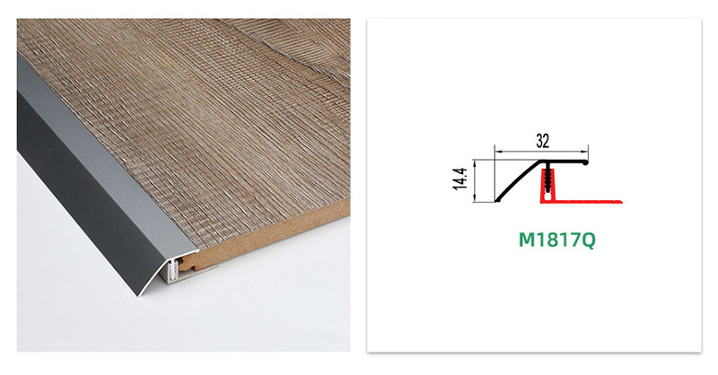 Redutor de limiar de piso de alum&iacute;nio