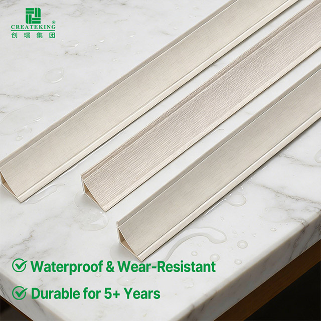 guarnições de borda de canto interno de PVC de 20 * 20 mm