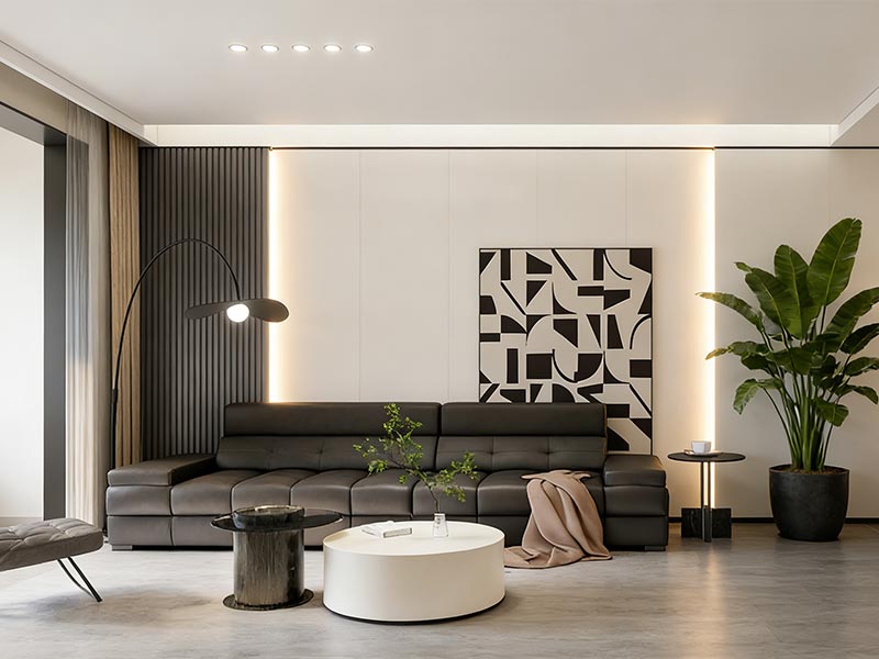 Op&ccedil;&otilde;es de cores do painel de parede WPC