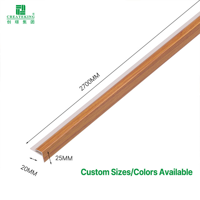 Perfis de escada SPC em forma de F de 20 * 25 mm