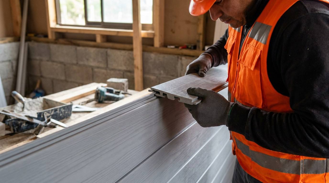 Revestimento de parede de PVC 3D dur&aacute;vel para reconstru&ccedil;&atilde;o de moradias no Chile.jpg